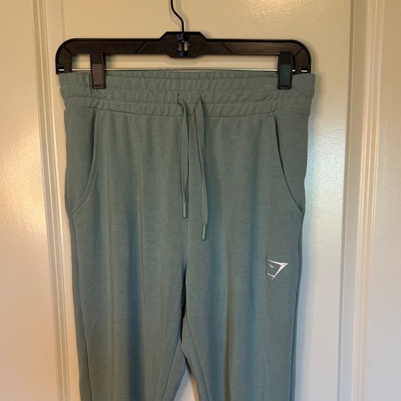 Gymshark Women's Sage Green Joggers - Picture 2 of 11
